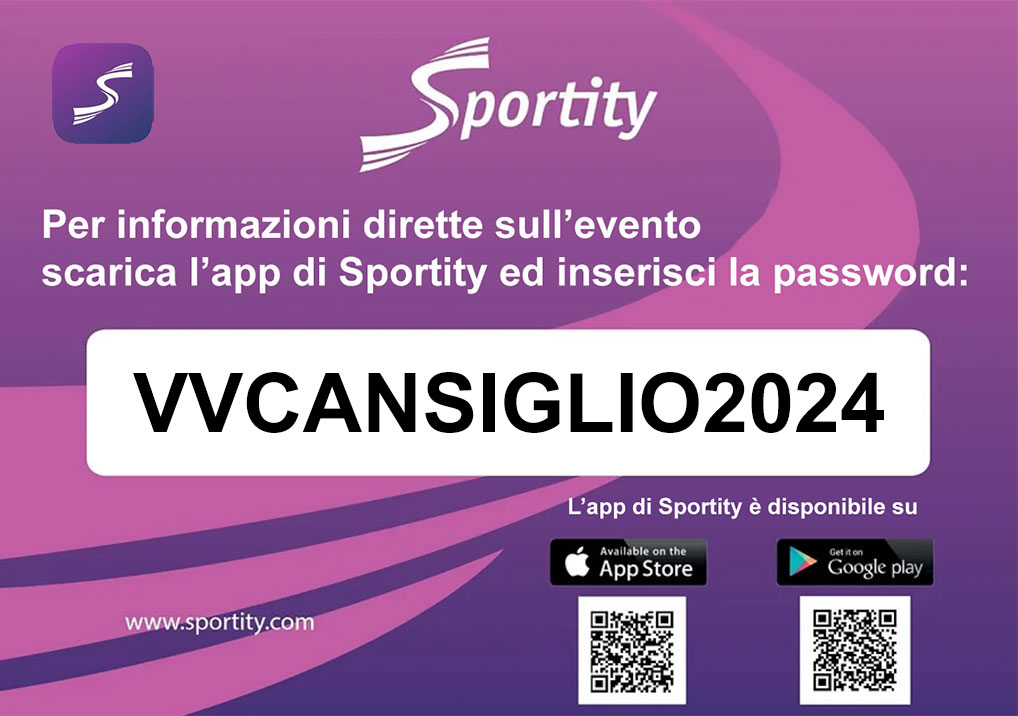 L'albo di gara ufficiale è su Sportity